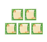 5pcs Estetica Sticky Note Scrivibili Memo Pad Cartoon Panda Pad Nota Forniture scolastiche per gli studenti