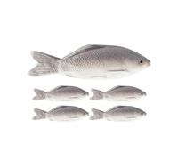 5pcs Fake Fish Model Simulation Fish Model PU Animal Model Artificial Animal Simulated Fish Model