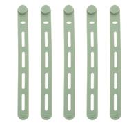 5Pcs Fascette per cavi in silicone riutilizzabili fascette in gomma Organizzatori di cavi Accessori elettronici Organizzatori di cavi elettrici Gestione flessibile dei fili