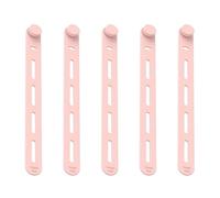 5Pcs Fascette per cavi in silicone riutilizzabili fascette in gomma Organizzatori di cavi Accessori elettronici Organizzatori di cavi elettrici Gestione flessibile dei fili