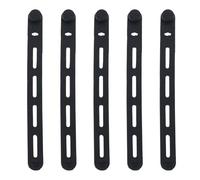 5Pcs Fascette per cavi in silicone riutilizzabili fascette in gomma Organizzatori di cavi Accessori elettronici Organizzatori di cavi elettrici Gestione flessibile dei fili