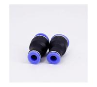5PCS Fit 10mm To 6mm Tube OD Push In On Touch Fitting Pneumatic Air Adapter Coupling Connection Water