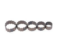5PCS Flower Shape Leather Cutting Dies - Alloy Steel Manual Punching Die Set - Ideal for Crafters, DIY Enthusiasts, and Artisans