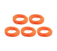 5Pcs for Ego-Grade 0.095 Interno. Decespugliatore Corda Arancione Nylon Linea