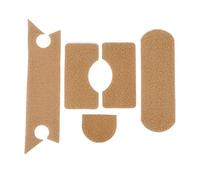 5PCS forte adesivo DIY Tactical Ballistic MH Fast Helmet patch Hook loop sticker Airsoft militare esercito, marrone chiaro