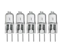 5PCS G6.35 Lampadina Alogena 100W 12V AC/DC GY6.35/G6.35 Base Bi-Pin JC Tipo Lampada Alogena GY6.35 12V 20W Lampadine Alogene Dimmerabile Bianco Caldo 75W