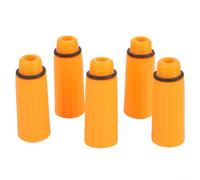 5pcs Giallo Plastica Compressore D'aria Ventilazione Cappello Con 15.5mm Filettatura Maschio 15.5mm, Asta di Respirazione Per Accessori di Manutenzione Serbatoio Pompa, Design Antiscivolo, Kit Pezzi
