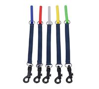 5pcs Giocattoli massaggiagengive Silicone Massaggiagengive Bastoncini gommosi Giocattoli Tubo per dentizione per bambini per ragazze e ragazzi con cordino 5 pezzi Rosso Blu Verde Giallo Trasparente