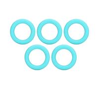 5Pcs Giocattoli per la Dentizione del Bambino, Anello per la Dentizione in Silicone Massaggiagengive per Bambini Sollievo per la Giocattoli da Masticare per Bambini per (Verde Turchese