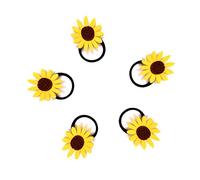 5Pcs Girasole Coda di Cavallo Elastici Legami Dei Capelli Fasce Della Corda per Le Donne