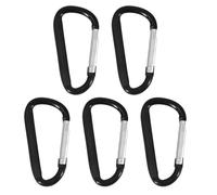 5pcs Grande Forte Moschettone Piccolo Moschettone Portachiavi Confezione Moschettoni Clip Accessori Escursionismo Organizzatori Clip