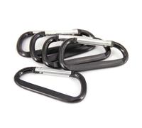 5pcs Grande Forte Moschettone Piccolo Moschettone Portachiavi Pack Moschettoni Clip Accessori Escursionismo Leggero Forte Moschettone