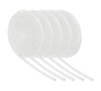 5Pcs guaina ignifuga in silicone, 9.8Ft-2mm ID bianca, alta temperatura