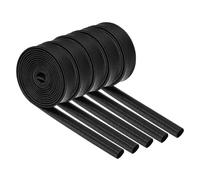 5Pcs Guaina Termica Antincendio, 9.8Ft-10mm ID Nero, per Alta Temp Silicone