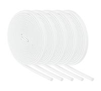 5Pcs Guaina Termica in Silicone Bianca 9.8Ft-5mm ID, per Alta Temperatura
