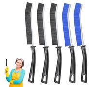 5Pcs Hard Bristle Crevice Cleaning Brush, Multifunctional Grout Cleaner Brush, Thin Gap Cleaning Brush Set, Small Cleaning Tools for Household Use, Kitchen, Bathroom, Toilet, Window Track,Tight Space