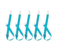 5Pcs Heavy Duty Nylon Secchio Cinghie Regolabile Alimentazione Esterna Cinghia Appesa per Secchi Acqua di Cavallo Sicuro Durevole Alimentatore Appeso Soluzione