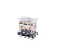 5PCS HH64P Bobina del relè ad alta potenza Interruttore relè elettromagnetico generale con base presa AC110V 220V DC12V 24V 36V(AC (5Pcs),36V With Base)