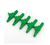 5Pcs Insulated 83mm Large Alligator Clip Test Probe With 4mm Jack 1000V 32A CZAOINCU(5Pcs Green)