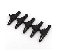 5Pcs Insulated 83mm Large Alligator Clip Test Probe With 4mm Jack 1000V 32A EKFBQBGW(5Pcs Black)
