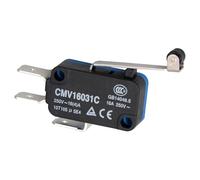 5pcs Interruttore di fine corsa orizzontale Micro Switch con maniglia CMV16 | 10A Interruttore di fine corsa orizzontale Micro Switch con maniglia lunga CMV16 Durevole Affidabile