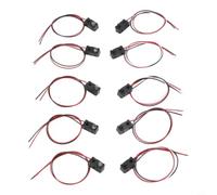5Pcs IR fascio sensore 20x10mm per il conteggio modulo | Risposta rapida di 2 ms, nessun trigger falso, alimentazione CC 3-5 V, uscita aperta NPN, compatibile con Arduino