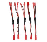 5PCS JST Plug Splitter JST Female to JST Male Y Cable Harness Wire 15.5cm Extension Cord for Mini ESC 030 050 180 Motors