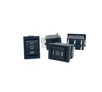 5pcs KCD1 black 3 position toggle switches 6A/250VAC 10A/125VAC (ON/off/on) 6Pin rocker switch