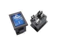 5PCS KCD1 Interruttore ON-OFF 15 * 21mm 2Pin Tipo di nave Interruttore 6A 250V 10A 125V 15X21 Interruttore a bilanciere Interruttore di alimentazione(4Pin Blue LED,5PCS)