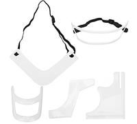 5PCS Kit di Strumenti per Modellare la Barba per Uomo, Set di Modelli Guida per Barba Modello per Attaccatura dei Capelli Stencil Modello per Rasatura dei Bordi dei Baffi Cura della Barba Kit di Strum