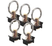 5Pcs L Track Tie Down Sing Stud Round Ring per l'installazione di binari aerei