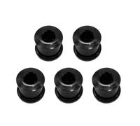 5pcs Lega di Alluminio Bici Corona Bulloni Sostituzione Singolo Dado Ruota Dado Per Outdoor Mountain Road Biciclette Singolo Dado Ruota Dado Della Bici Da Strada Viti Corona