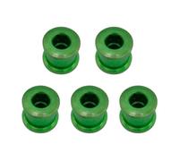 5pcs Lega di Alluminio Bici Corona Bulloni Sostituzione Singolo Dado Ruota Dado Per Outdoor Mountain Road Biciclette Singolo Dado Ruota Dado Della Bici Da Strada Viti Corona