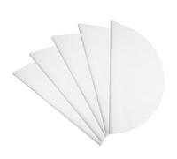 5pcs Liner in Silicone per Bamboo Steamer 19.7" Bianco
