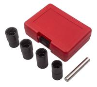 5pcs Locked Lug Nuts Remove Tool bloccaggio Dado Ruota Strumento Di Rimozione