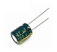 5pcs/lot BC11 high frequency low impedance 100v 47UF aluminum electrolytic capacitor size 8 * 12 47UF 20% CZAOINCU