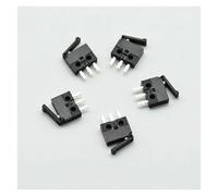 5pcs/lot black small/micro switch camera switch reset detection stroke limit miniature 3-foot straight foot handle