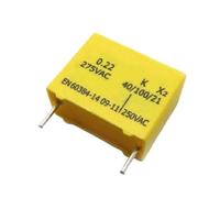 5pcs/lot capacitor MPX40/100/21 CLASS-X2 0.22 K275V 0.22UF 224K EKFBQBGW