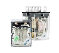 5pcs/lot General Mini Plug-in Relay JQX-13F with Indicator LY2 220V 24V(DC 24V,JQX-13F 8Pin)