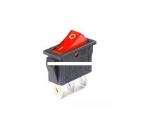 5pcs/lot RED LED Light 3PIN SPST ON/OFF G132 Boat Rocker Switch 15A/250V 20A/125V Car Dash Dashboard Truck RV ATV Home