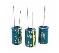 5pcs/lot S82 250v 47UF aluminum electrolytic capacitor size 13 * 20 47UF 20% AUOQKQUT
