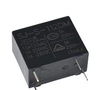 5Pcs/Lot SJ-S-105DM 5VDC SJ-S-112DM 12VDC SJ-S-124DM 24VDC 4PINS 5A Power Relay Replaceable (JZC) HF32F(SJ-S-112DM 12V) Controls Relays