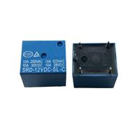 5pcs/lot SRD-12VDC-SL-C T73-12V 5 pin PCB Type 12V DC Power Relay