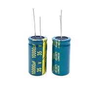 5pcs/lot T17 Low ESR/Impedance high frequency 35v 10000UF aluminum electrolytic capacitor size 18 * 35mm 10000UF35V 20% CZAOINCU
