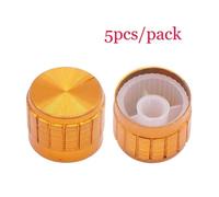 5pcs/lot WH148 Potentiometer Single Linear with knobs 1K 2K 5K 10K 20K 50K 100K 250K 500K 1M CZAOINCU(Golden x 5pcs)
