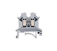 5pcs / lots UK2.5B blu/grigio/rosso DIN Rail universali morsetti a vite Tipo UK2.5B Phoenix Tipo Kit barra di messa a terra terminale(Szary)