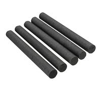 5PCS Lunghezza asta di grafite 100mm Diametro 3mm-10mm Asta del cilindro dell'elettrodo Asta di grafite di carbonio al 99,9% nera for l'industria chimica metallurgica(6 * 100mm)