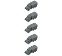 5PCS M35A2 Camion Cargo 1/350-1/700 Modello Resina 3D | M35A2 Deuce And A Half Camion Cargo, Camion Militare 2,5 T, USA Guerra Fredda, Resina DIY Non Verniciato(1/700(1CM))