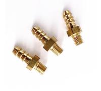 5pcs M4 M5 M6 M8 filettatura metrica maschio a 3 mm 4 mm 5 mm 6 mm 8 mm 10 mm portagomma OD ottone spinato raccordo accoppiatore connettore-M5x0,8 a 6 mm
