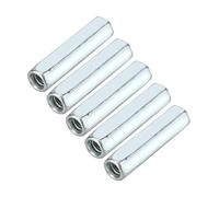 5Pcs M6 Accoppiatore Dado Esagonale (40 mm), Manicotto Filettato Femmina, Manicotto Dado in Acciaio al Carbonio Accoppiamento Dadi Esagonali Lunghi Dadi Prigionieri
